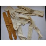 Four pairs of Victorian/Edwardian kid evening gloves.