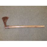 A 19thC sapper's (?) axe.