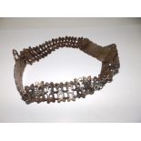 A 19thC French dog collar,