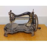 A Jones hand sewing machine - circa 1875 - a/f.