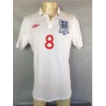 ENGLAND - JERMAINE JENAS MATCH WORN SHIRT