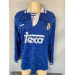 ROBERT PROSINECKI MATCH WORN REAL MADRID SHIRT