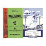 WEST BROMWICH W.B.A. 1963-64. 21 LEAGUE HOMES 20 LEAGUE AWAYS 2 F.A. CUP HOMES 2 F.A. CUP AWAYS