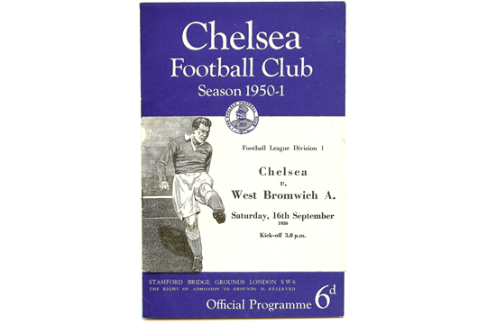 COLLECTION OF WEST BROMWICH ALBION WBA V CHELSEA HOME & AWAY PROGRAMMES - Image 2 of 8