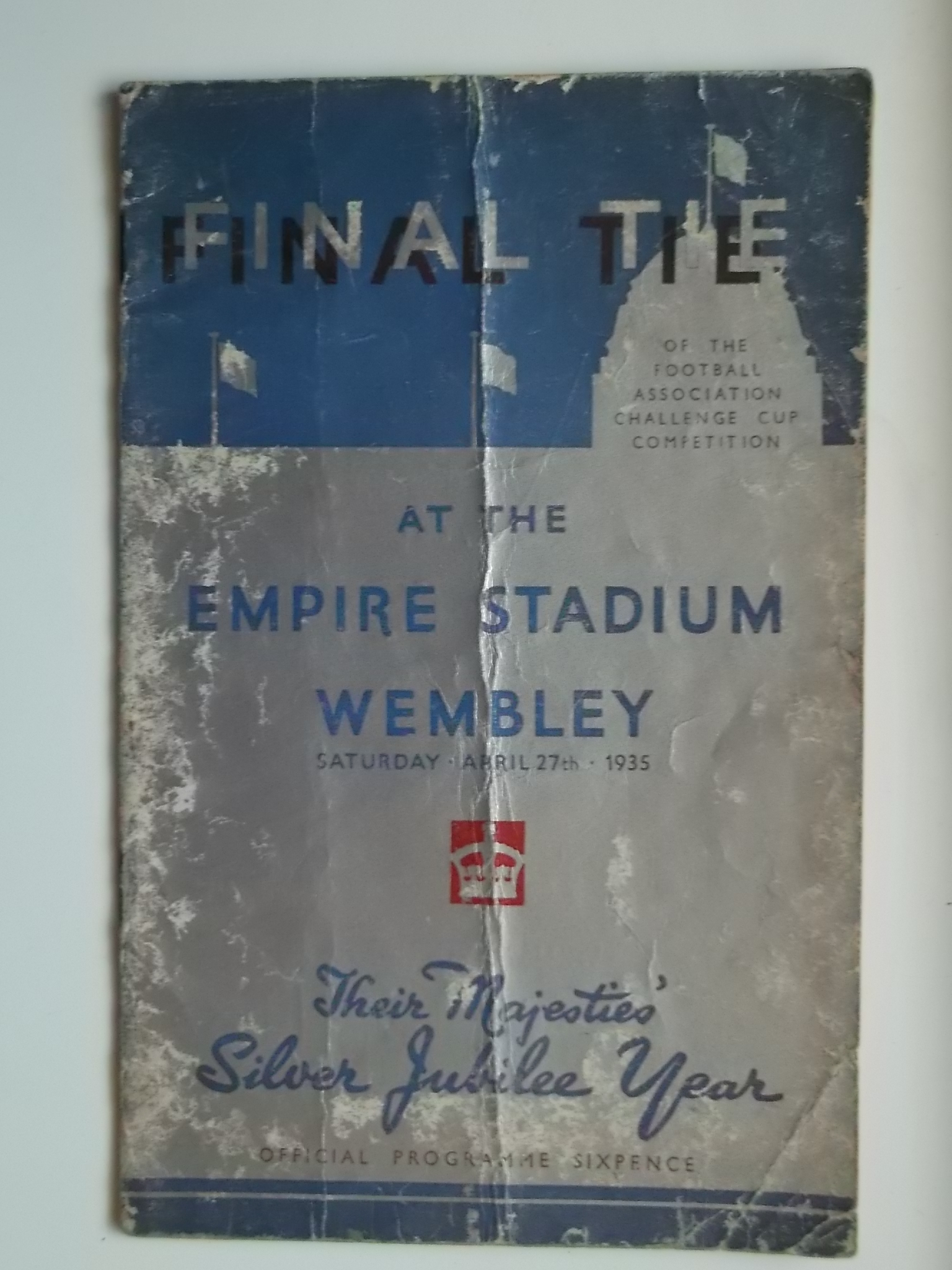 1935 FA CUP FINAL SHEFFIELD WEDNESDAY V WEST BROM