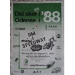 SPEEDWAY - 1988 ODENSE DENMARK POSTER