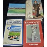 CRICKET - WARWICKSHIRE C.C.C. BOOKS X 4