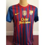 LIONEL MESSI MATCH WORN BARCELONA SHIRT - 2012 COPA DEL REY FINAL