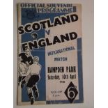 1948 SCOTLAND V ENGLAND