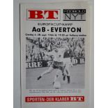 1966 AAB V EVERTON - EUROPEAN CUP