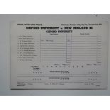 CRICKET - 1958 OXFORD UNIVERSITY V NEW ZEALAND XI