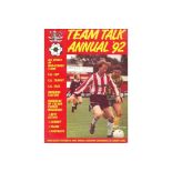 TEAM TALK ANNUAL 1992 COVERS ALL LEVELS OF NON-LEAGUE
