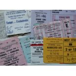 COLLECTION OF OLD FOOTBALL TICKETS x 14