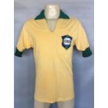 PELE MATCH WORN BRAZIL SHIRT FROM 1969