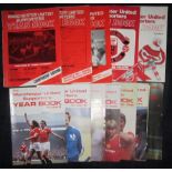 MANCHESTER UNITED SUPPORTERS' CLUBS YEARBOOKS 1975-89 INCLUSIVE