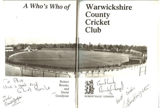 CRICKET - SUBSCRIBERS LIMITED EDITION WARWICKSHIRE C.C.C. WHO'S WHO - Image 3 of 3