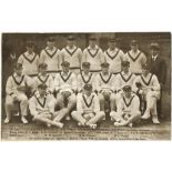 CRICKET - POST CARD AUSTRALIA TEAM GROUP 1926 ORIGINAL