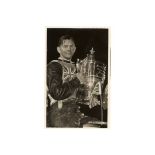 SPEEDWAY - 1954 WORLD FINAL WINNER RONNIE MOORE NEW ZEALAND ORIGINAL PHOTO