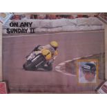 MOTORCYCLING - KENNY ROBERTS ON ANY SUNDAY II PUBLICITY POSTER