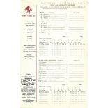 CRICKET - KENT V NORTHAMPTONSHIRE 1966 @ MAIDSTONE SCORECARD