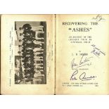 CRICKET - RECOVERING THE ASHES (1911-12) HAND SIGNED BY JACK HOBBS