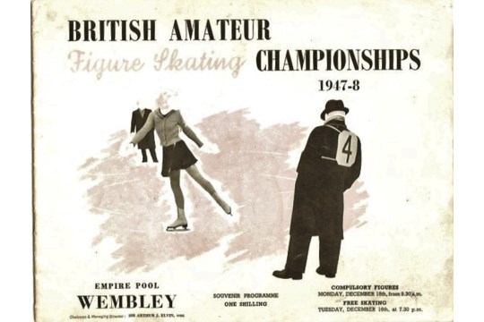 SKATING - BRITISH AMATEUR FIGURE SKATING CHAMPIONSHIPS 1947/48