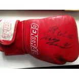 FRANK BRUNO SIGNED BOXING GLOVE