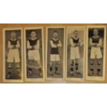 TOPICAL TIMES PRE-WAR ASTON VILLA FOOTBALL CARDS X 5