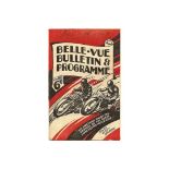 SPEEDWAY - BELLE VUE V WIMBLEDON JUNE 14TH 1947 NATIONAL LEAGUE