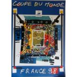 ORIGINAL FRANCE 1998 WORLD CUP POSTER