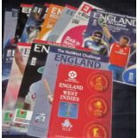 CRICKET - 13 ENGLAND PROGRAMMES