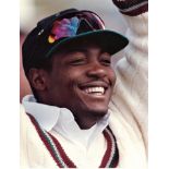 CRICKET - BRIAN LARA WEST INDIES 1995 ORIGINAL PRESS PHOTOGRAPH