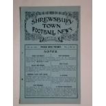 1924-25 SHREWSBURY TOWN V STOURBRIDGE