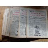 HORSE RACING - COLLECTION OF SPORTING CHRONICLE MAGAZINES 1940's