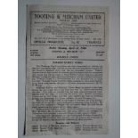 1948-49 TOOTING & MITCHAM 'A' V WELBECK UNITED - BALHAM LEAGUE CUP FINAL