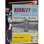 COLLECTION OF MINOR CUP PROGRAMMES