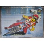 SPEEDWAY - VERY LARGE ICE SPEEDWAY POSTER