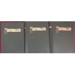 THE FOOTBALLER MAGAZINE IN 3 OFFICIAL BINDERS