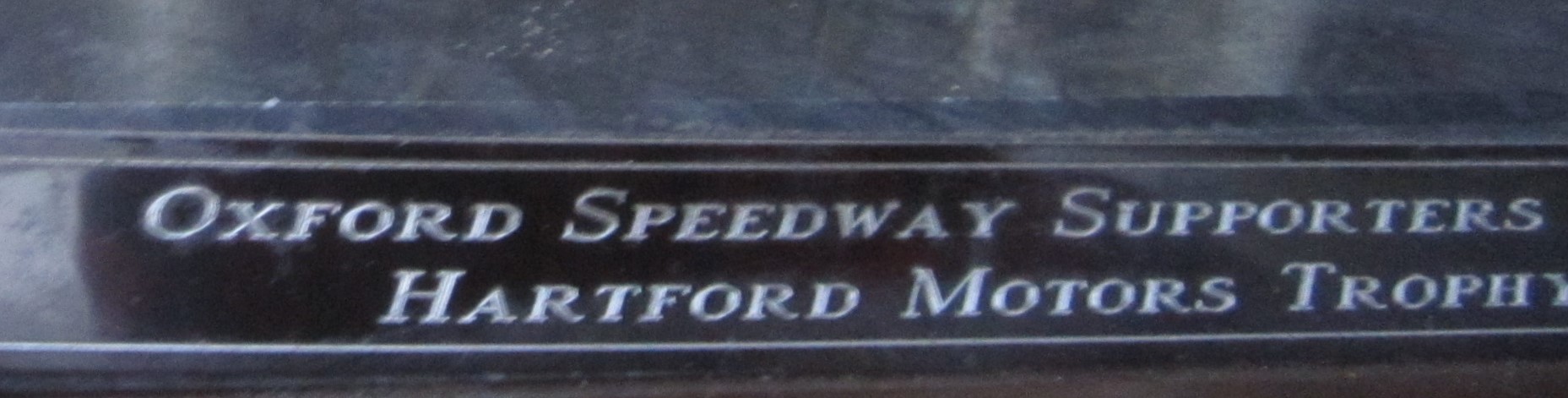 SPEEDWAY - VERY LARGE OXFORD TROPHY - Image 2 of 2