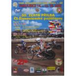 SPEEDWAY - PARDUBICE CZECH REPUBLIC 2000 VERY LARGE POSTER