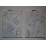 WATFORD AUTOGRAPHS X 14