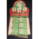 CRICKET - VINTAGE BLAKEY'S CRICKET SPIKES IN ORIGINAL BOX