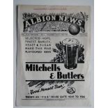 1943-44 WEST BROMWICH ALBION V LEICESTER CITY