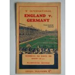 1954 ENGLAND 'B' V GERMANY - INCLUDES DUNCAN EDWARDS