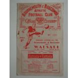 1948-49 BOURNEMOUTH V WALSALL