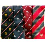 COLLECTION OF ARSENAL TIES X 4