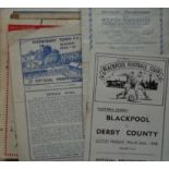 COLLECTION OF 1940's FOOTBALL PROGRAMMES
