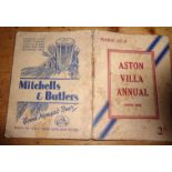 1937-38 ASTON VILLA OFFICIAL HANDBOOK