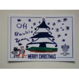 QUEENS PARK RANGERS OFFICIAL CHRISTMAS CARD SIGNED BY 27