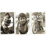 SPEEDWAY - BARRY BRIGGS SWINDON NEW ZEALAND THREE PHOTOS ONE SIGNED